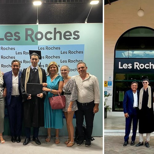 Da Minori Manuel De Riso si laurea al campus spagnolo “Les Roches” in Hospitality business management