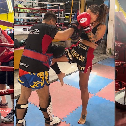 Da Positano a Patong per un incontro di Muay Thai, la prima vittoria sul ring di Daniela Barba 
