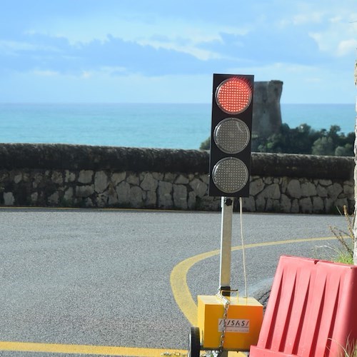 Dal 2 al 23 maggio lavori di manutenzione Anas lungo la Statale da Praiano a Positano