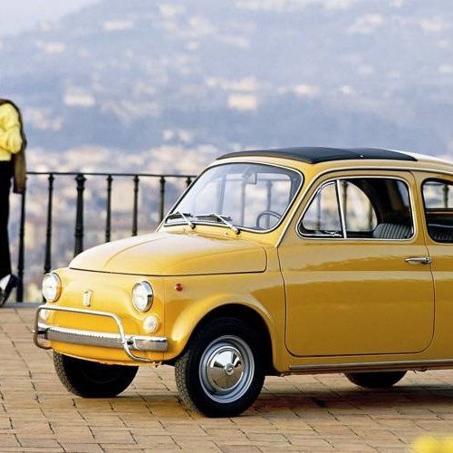 Dall'Austria alla Costa d'Amalfi in tour con Fiat 500 vintage