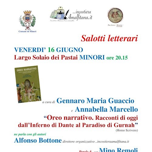 Dall’Inferno di Dante al Paradiso di Gurnah alla XVII edizione di ..incostieraamalfitana.it il 16 giugno a Minori 