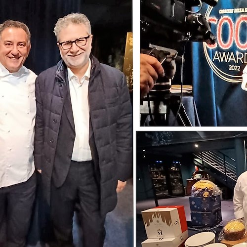 Dalla Costa d’Amalfi il Maestro Sal De Riso presenta il suo panettone "Campione del Mondo" ai Cook Awards di Milano