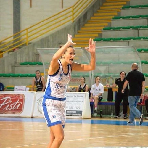 Dalla Costa d'Amalfi Liliana Miccio decisiva per la vittoria ai playoff dell'Alma Patti Basket