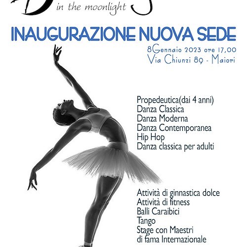 Dancing in the moonlight. Nuova sede a Maiori per la scuola di danza diretta da Trofimena Sarno