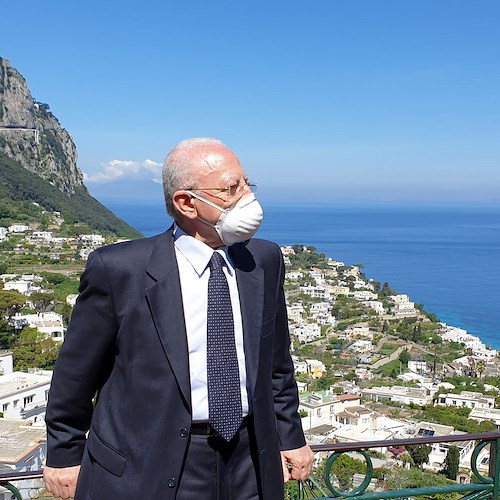De Luca annuncia: «Capri è Covid Free»