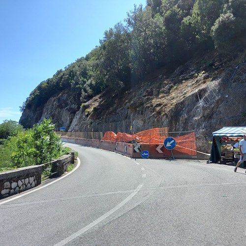 Disagi continui a Vietri: ancora nessuna riapertura totale sulla Statale Amalfitana