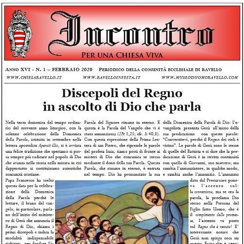 "Discepoli del Regno in ascolto di Dio che parla" in Incontro di Febbraio