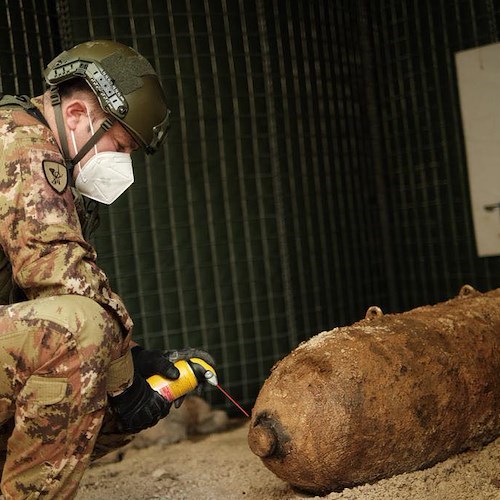 Disinnescato senza complicazioni l’ordigno della Seconda Guerra mondiale a Sapri