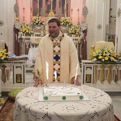 Don Andrea Alfieri nominato parroco di Conca dei Marini /FOTO