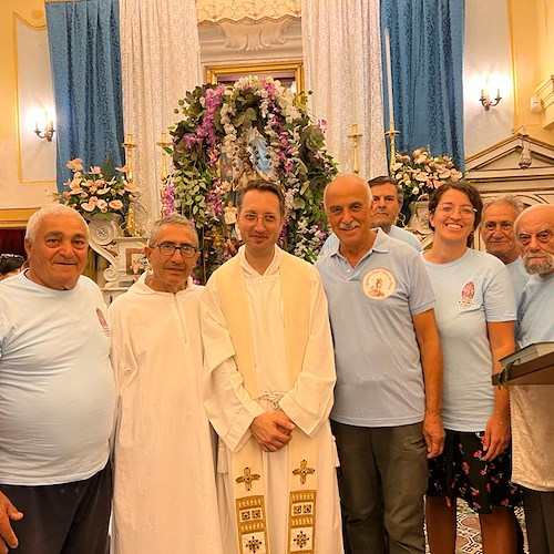 Don Christian Ruocco festeggia i suoi primi 7 anni di sacerdozio al Santuario dedicato alla Madonna del Bando /foto /video