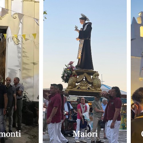 Dopo due anni di stop forzato tornano le processioni per Sant’Antonio: in Costa d’Amalfi sei paesi in festa