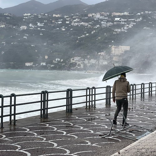 Dopo qualche giorno di tregua nel weekend torna il maltempo in Costa d'Amalfi