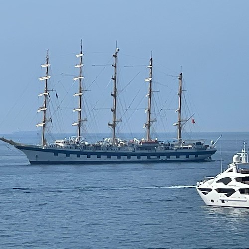 Due grandi ritorni in Costa d'Amalfi: riecco il veliero "Royal Clipper" e il "Christina O", yacht che fu di Onassis 