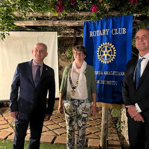 E' Amalia Pisacane il nuovo presidente del Rotary Club Costiera Amalfitana