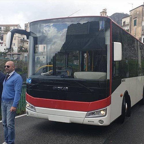 Ecco i nuovi bus Sita per l’Alta Costa: giro di prova tra Ravello e Scala