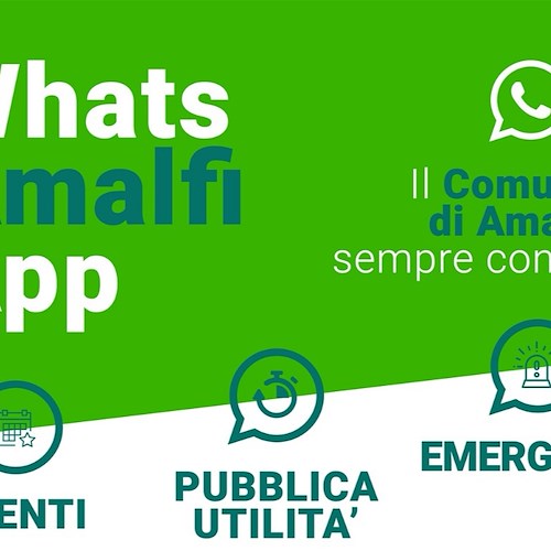 Ecco Whats Amalfi App: comunicazioni ai cittadini su smartphone e tablet