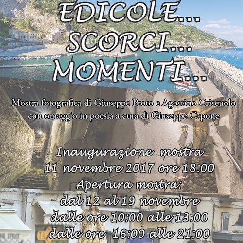 "Edicole... Scorci... Momenti...", 11-19 novembre a Maiori un’esposizione artistica dedicata alla Madonna Assunta