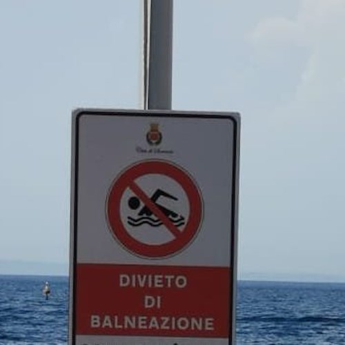Effetti nubifragio a Sorrento: emanata ordinanza di divieto balneazione a Marina Grande