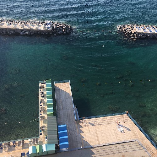 Effetti nubifragio a Sorrento: emanata ordinanza di divieto balneazione a Marina Grande