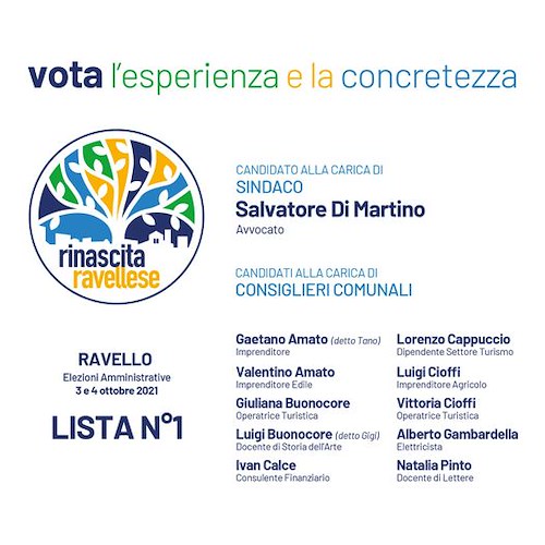 Elezioni Ravello, sabato 25 presentazione delle tre liste in piazza [ORARI]