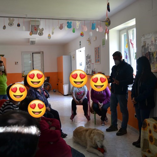 ENPA Costa d’Amalfi porta la pet therapy al centro socio-polifunzionale per disabili "Girasole"