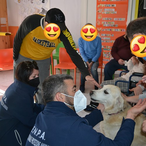 ENPA Costa d’Amalfi porta la pet therapy al centro socio-polifunzionale per disabili "Girasole"