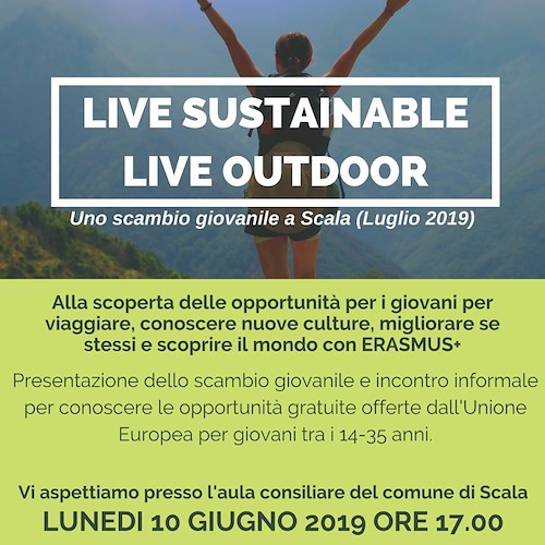 Erasmus plus, a Scala giovani europei per promuovere stili di vita sostenibili a contatto con la natura