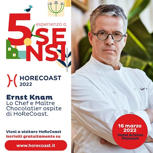 Ernst Knam inaugura l’edizione 2022 di HoReCoast