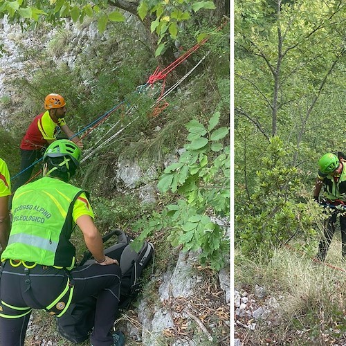 Giovane di Nocera Inferiore perde la vita in un'escursione in Molise<br />&copy; Soccorso Alpino e Speleologico Molise - CNSAS