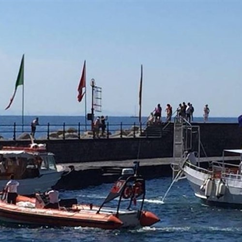 Esercitazione antincendio nel porto di Amalfi: tempi e modalità di soccorso ok /FOTO