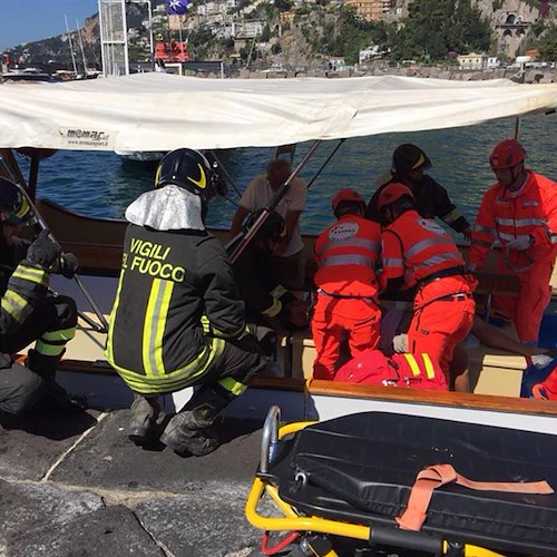 Esercitazione antincendio nel porto di Amalfi: tempi e modalità di soccorso ok /FOTO