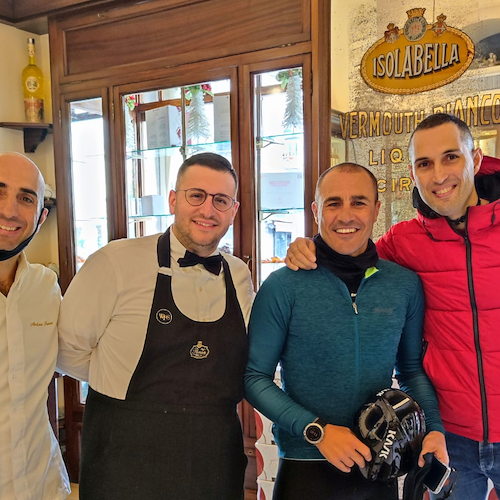 Fabio Cannavaro ad Amalfi, per l'ex capitano azzurro colazione da Pansa [FOTO]