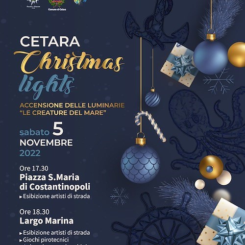 “Fall in Cetara”: ecco gli appuntamenti per tutta la famiglia. Quest’anno il borgo si illumina con le creature marine