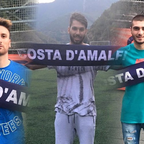 FC Costa d'Amalfi, nuovi rinforzi in difesa. Tesserati Coticelli, Vigorito e D'Amora