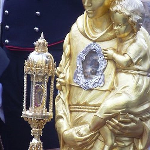 Festa a Scala: 1° gennaio arrivano reliquie di San Francesco d'Assisi e Sant'Antonio di Padova 
