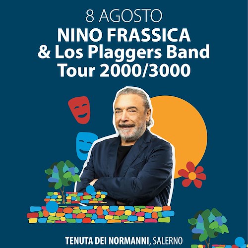 Festival delle colline mediterranee, 8 agosto gran finale con il live show di Nino Frassica & Los Plaggers Band Tour 2000/3000