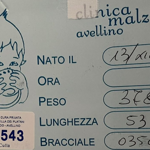 Fiocco azzurro a Tramonti: è nato Enea Manzi Ferrara. Auguri a Maria e Mattia!