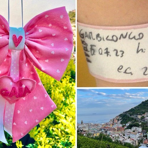 Fiocco Rosa a Minori: è nata Gaia Francesca Gambilongo!