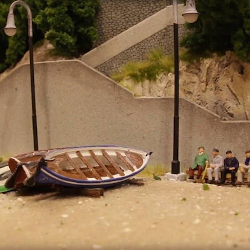 Fiordo di Furore inaccessibile nella realtà fa bella mostra 'in miniatura' ad Amburgo /FOTO