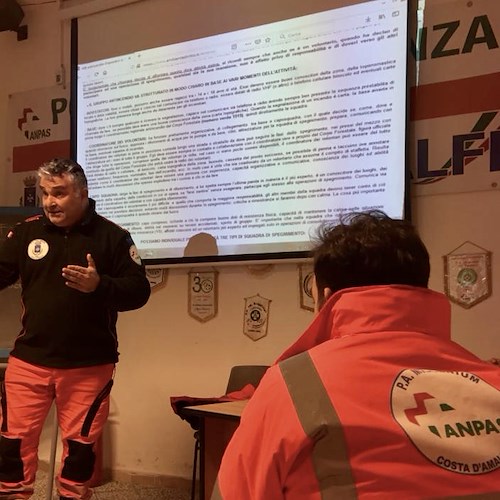 Formazione e Sicurezza: per volontari “Millenium” Costa d'Amalfi un corso per eventi pubblici e spettacoli