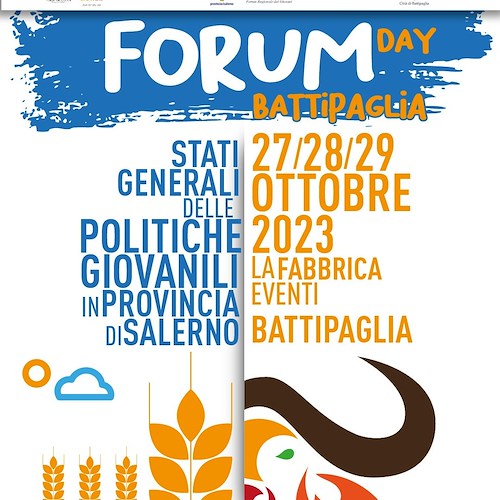 “Forum Day - Stati Generali delle Politiche Giovanili in Provincia di Salerno”