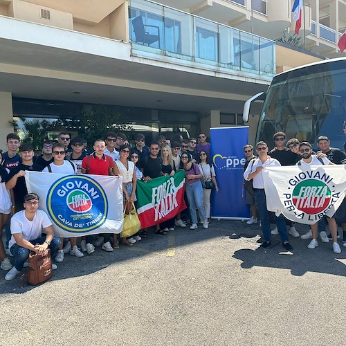 Forza Italia Giovani si ritrova a Gaeta: dalla Costa d'Amalfi anche Francopio Pellegrino