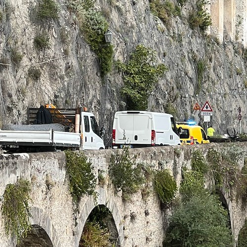 Strada chiusa ad Amalfi<br />&copy; Massimiliano D'Uva