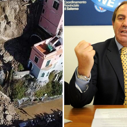 Frana Amalfi, Gagliano: «Fondi dei tunnel alla messa in sicurezza della Costiera»