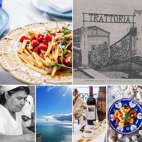 Furore, i 90 anni dell'Hostaria di Bacco: la storia del gusto della tradizione in Costa d'Amalfi