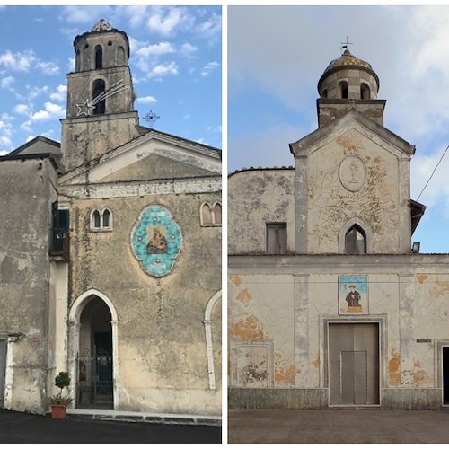 Furore, MiBACT e CEI finanziano restauro di chiese San Giacomo e San Michele. In arrivo 600mila euro