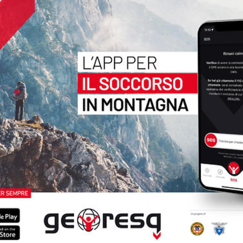 “GeoResQ”: arriva l'app per il soccorso in montagna. Ecco i consigli del Soccorso Alpino per questi giorni di bollino rosso
