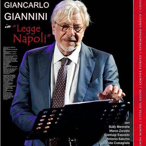 Giancarlo Giannini di scena a Minori 'legge Napoli'