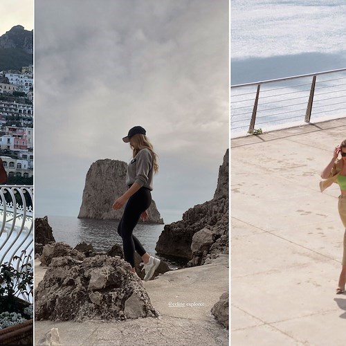Ginta in Costiera Amalfitana, rapita dalla bellezza di Ravello