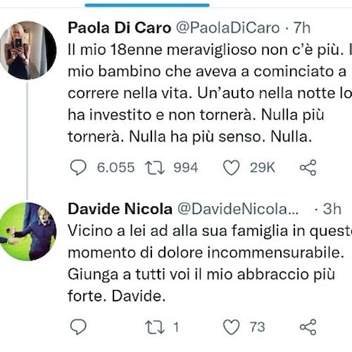 Giovane ucciso da un'auto a Roma, anche mister Nicola vicino alla famiglia di Francesco: «Il mio abbraccio più forte»